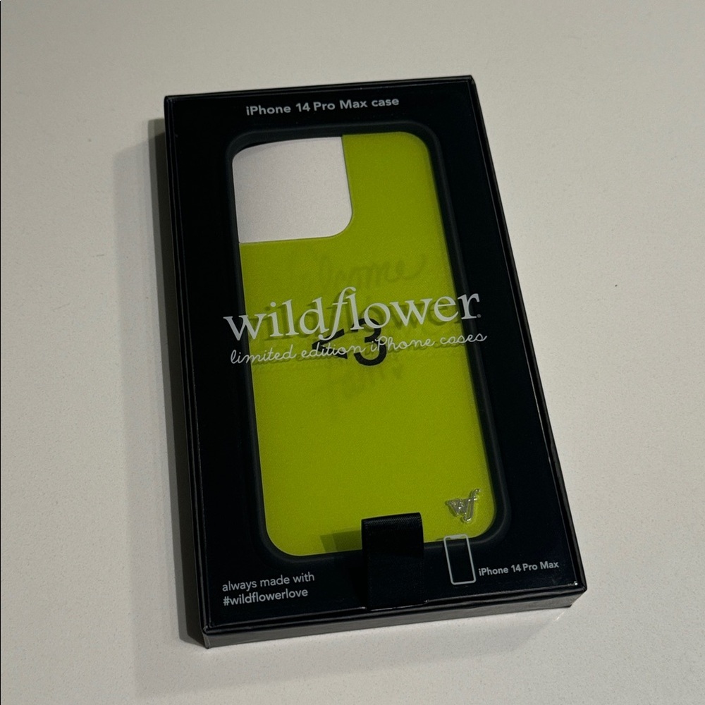 CHARLI XCX BRAT Summer Wildflower Lime Green iPhone 14 Pro Max Case
